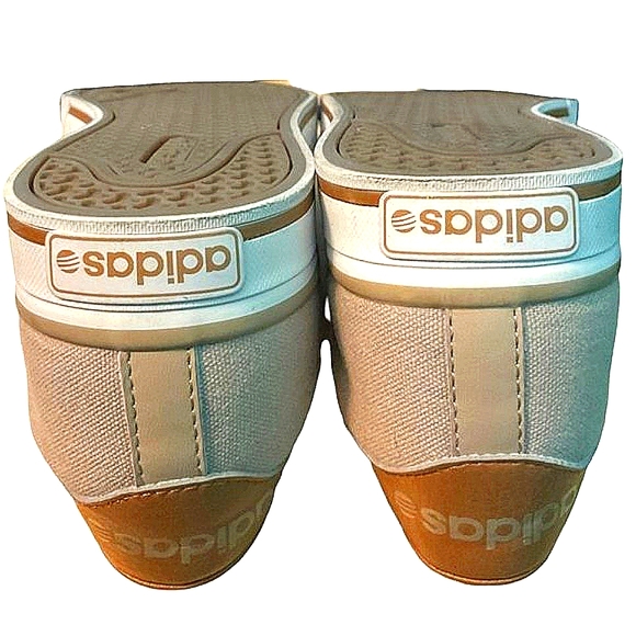 Adidas Neo Label Sneakers, Men’s Size 8, Ortholite Tan 3 Stripe Excellent - Picture 4 of 6